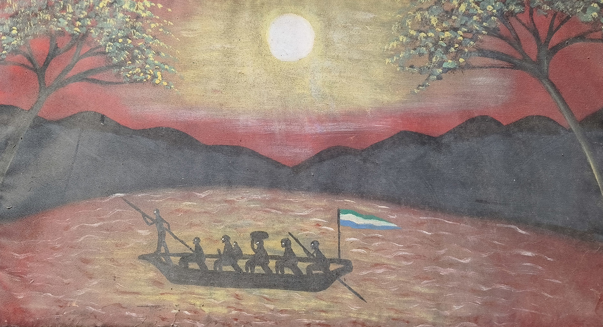 Flag on the Water - BZ038